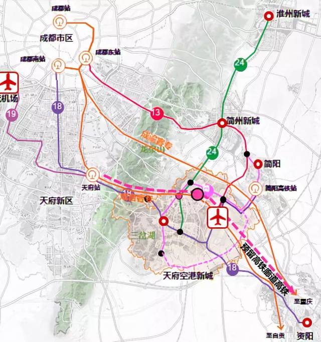 重磅|简阳多条快速路加速成型,未来半小时到成都主城!