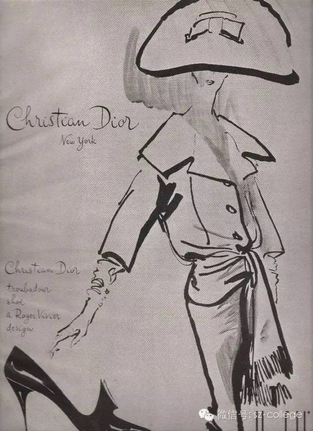 dior设计手稿!经典就是耐看
