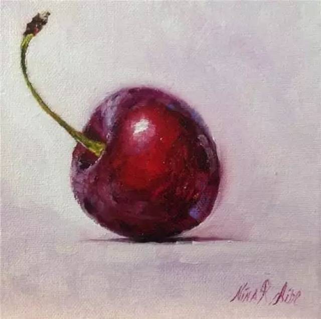 油彩画　S.OTAKE　静物画 这油画静物，满满的体积感！