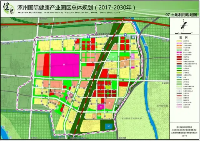 涿州花田路规划图图片