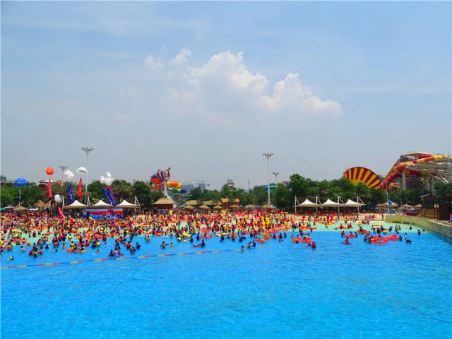 武漢瑪雅海灘水公園開園啦