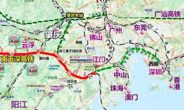 江门铁路规划图图片