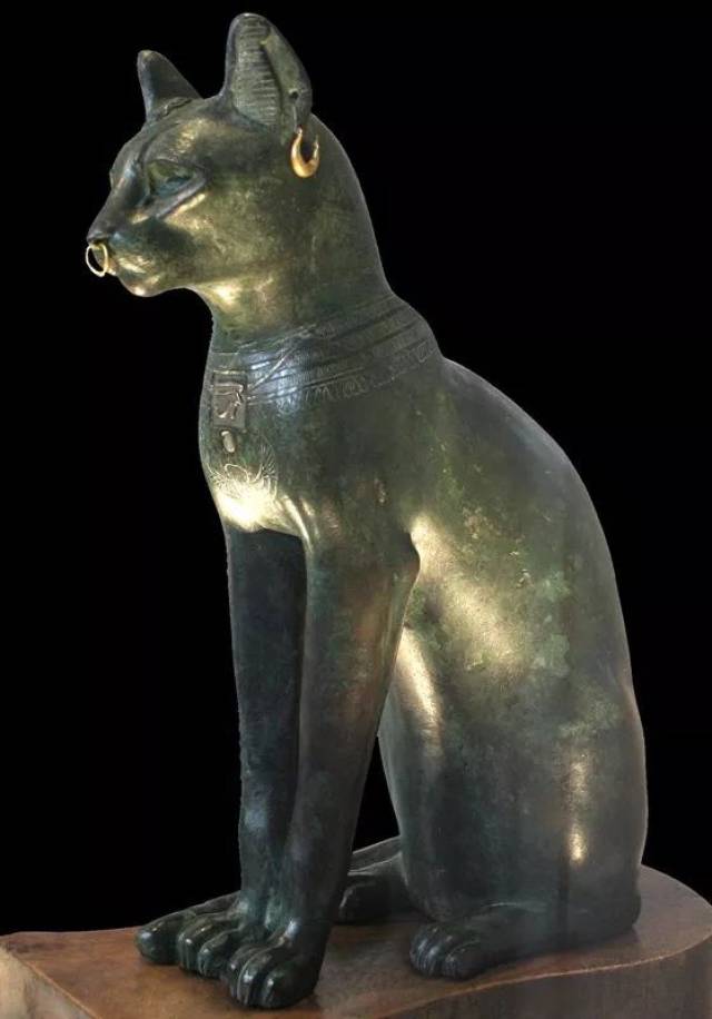 芭斯特猫神雕像,后王朝晚期(公元前664