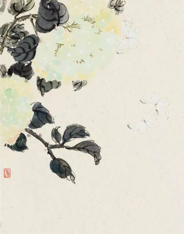 lot:7 孙小小 琼花 研究生应届毕业生 导师:万小宁 26*33cm 约0.