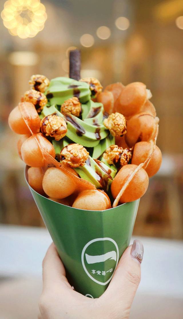 火爆盆友圈的鸡蛋仔冰淇淋杀到华侨城了