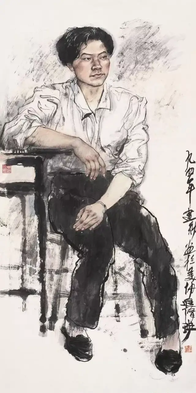 毕建勋水墨写意人物画欣赏