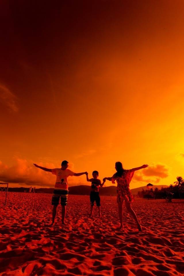 带上宝宝奔向阳光沙滩——碧海蓝天