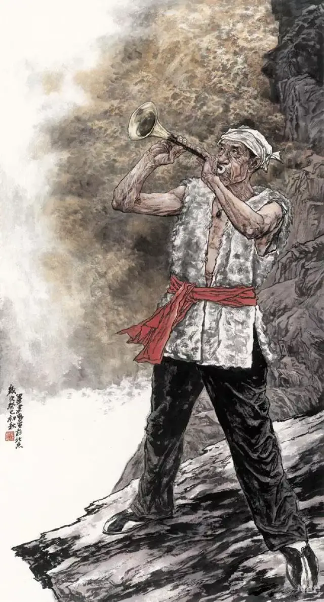 毕建勋水墨写意人物画欣赏