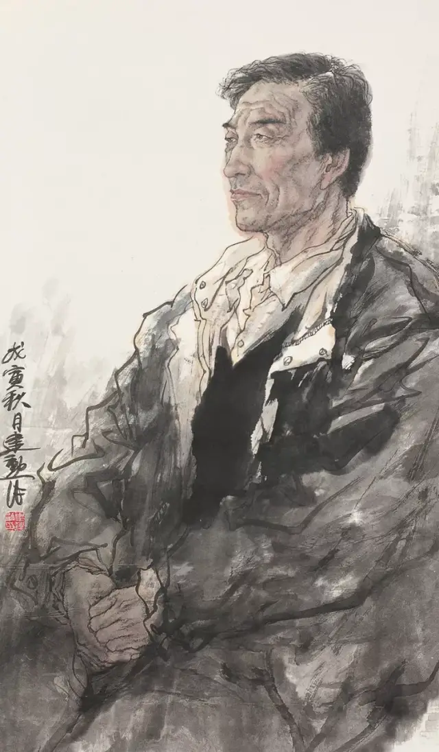 毕建勋水墨写意人物画欣赏