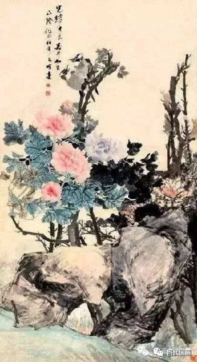 任伯年牡丹怎么画,任伯年牡丹,任伯年的小写意画_大山谷图库