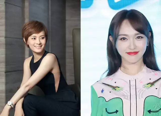 单看可能仙女们会说也不大啊,那就对比一下她们模糊发际线后的脸~明显