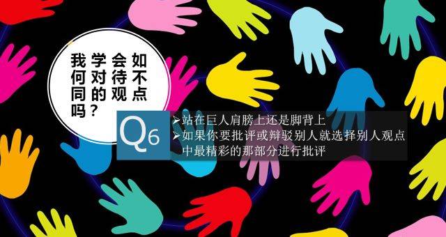 我学会如何对待不同的观点吗?