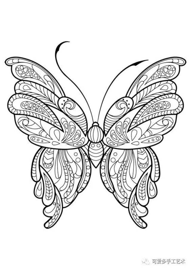 原来蝴蝶的绣法有那么多,用线线这样绣,分分钟惊艳到你!(附教程)