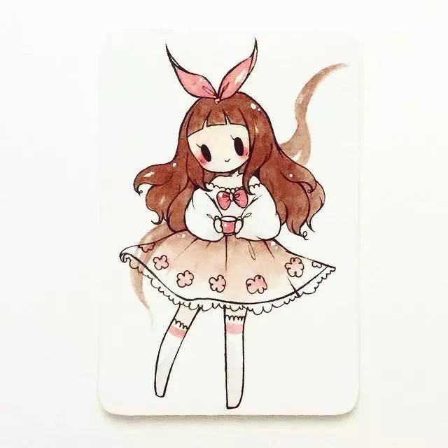插画师-爱画可爱萌物的加拿大艺术家:birduyen,贴纸也是好帮手.