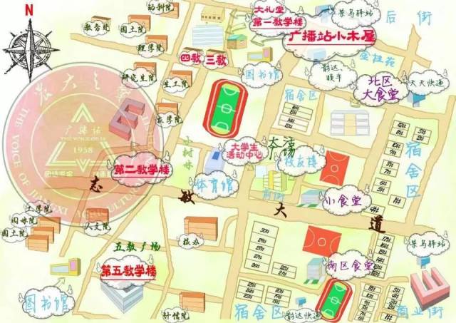 江西农业大学北区地图图片