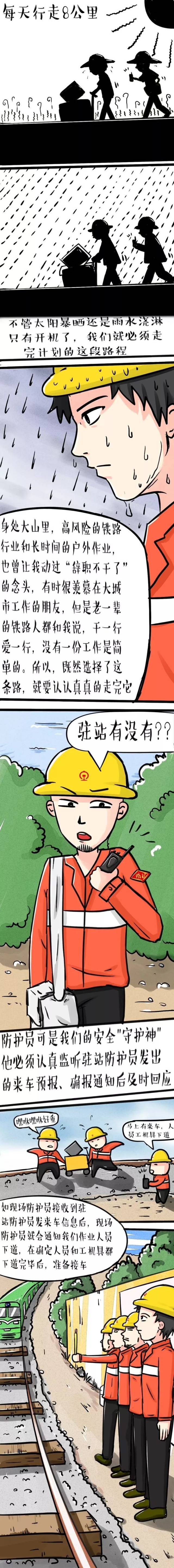 漫畫| 鐵路探傷小哥的一天