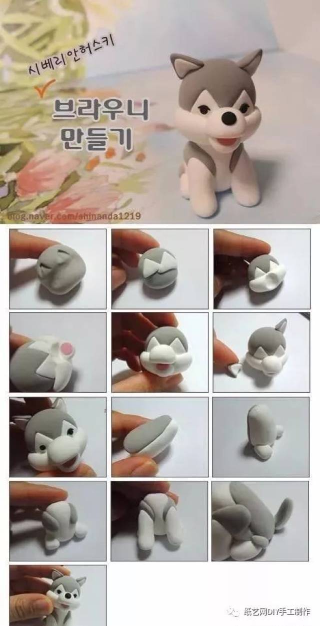 六种呆萌的粘土小动物教程等你来挑!