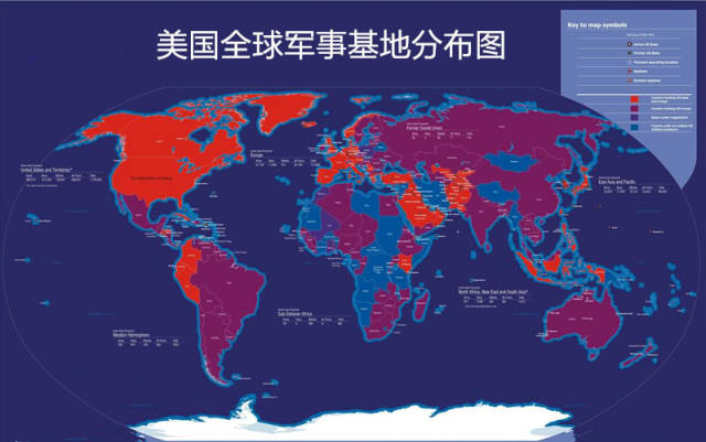 美国除了在全球重要的地区进行驻军来保障美国及盟友利益安全,对于