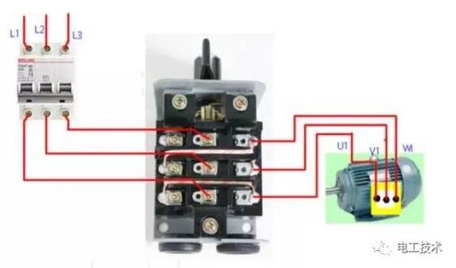 初學電工必看|接觸器控制電機正反轉接線方法圖解