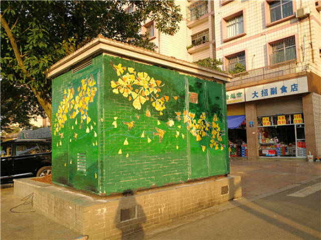 配电箱也赶时髦,扮靓城市风景