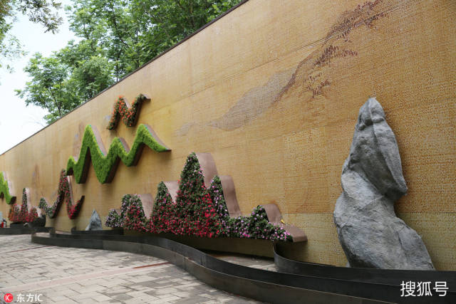 西安下一处网红地标 220米花墙浪漫绽放