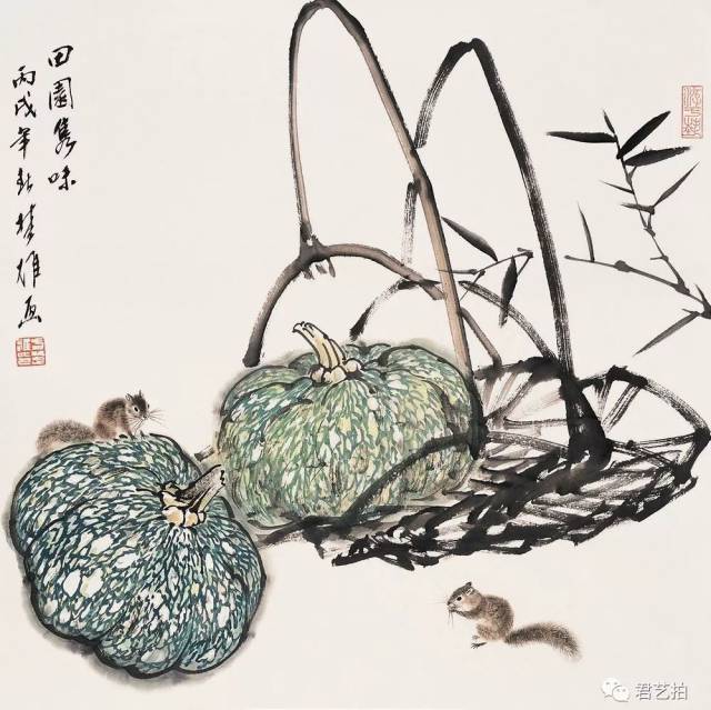 教你来作画:国画中的那些蔬菜水果(三)