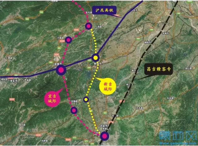 长赣铁路时速达350公里 莲花,永新,井冈山将通高铁