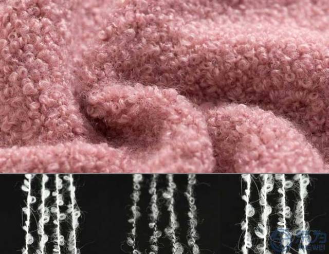 京为特种花式纱 羊毛马海毛羊驼毛密集圈圈纱