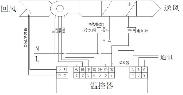 发热盘接线图图片