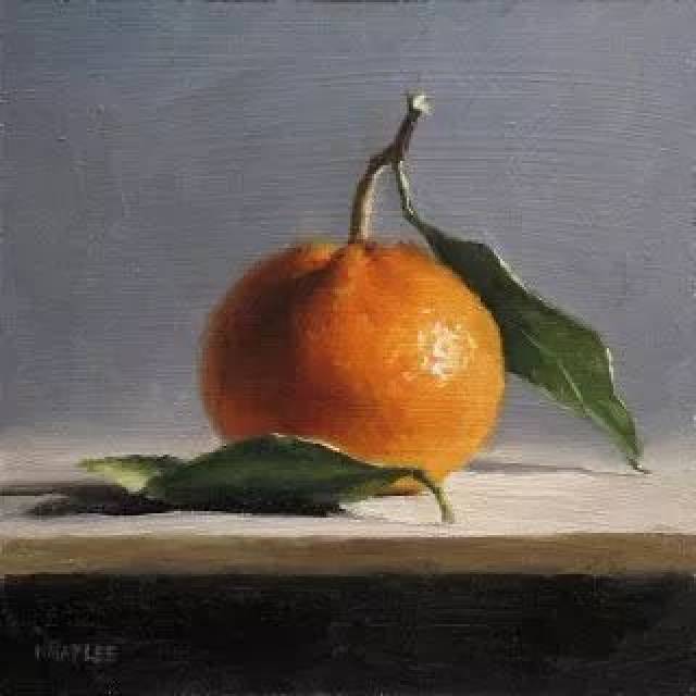 家一定都画过桔子是身份地位的象征而且在静物油画兴起之初也非常昂贵