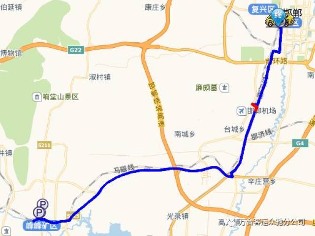 邯郸火车站地图图片