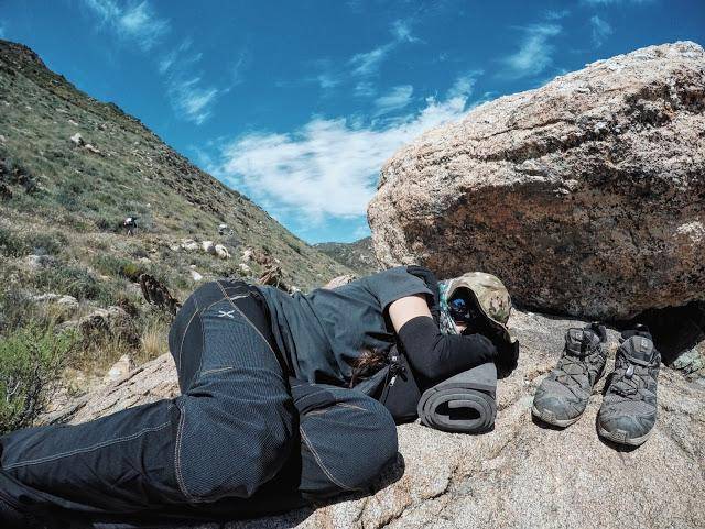 穿着salomon越野跑鞋走在pct徒步路线的体验!