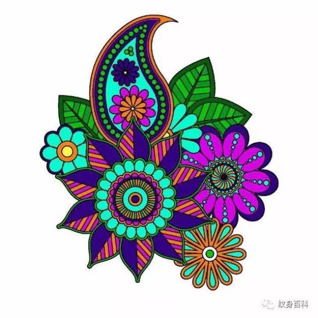 教你发高大上的纹身朋友圈,梵花系列!