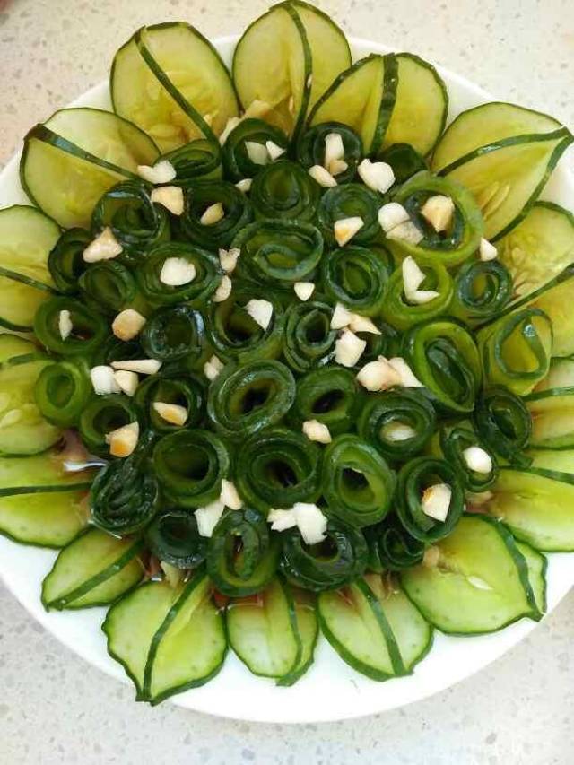 花式黄瓜家常做法,好吃又养眼,味道美极了