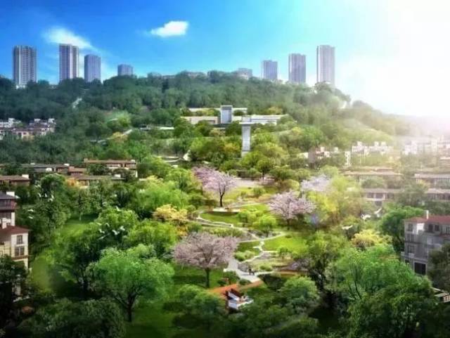 山体主要讲求一个"势",这里主要讲的是在夜幕落下