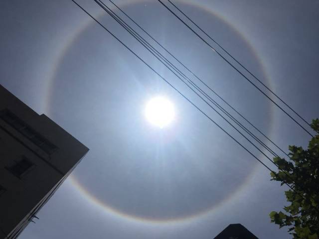 仰拍出来太美…… 墨迹天气: 谣言不要乱传! 谣言不要乱传! 谣言不要