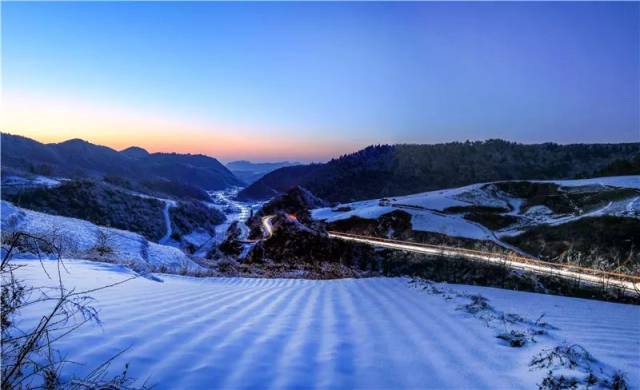 谭春魁 东大公路雪暮