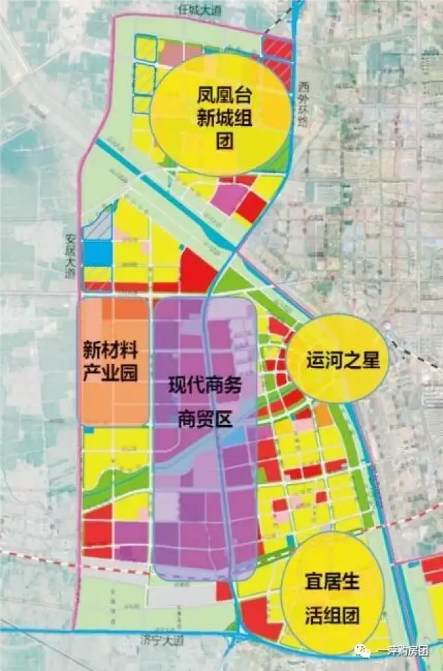 大动作济宁运河新城颜店新城20182021年重点建设规划出炉