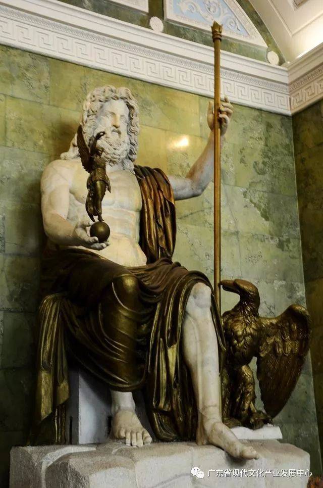 奥林匹克的宙斯神像图片