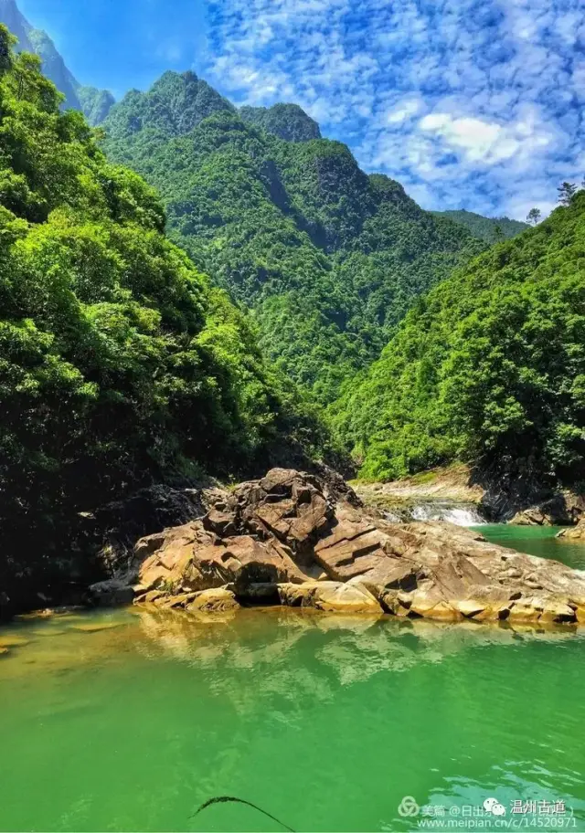 夏日里的一次洗肺之旅,走进浙南九寨沟莒溪大峡谷!