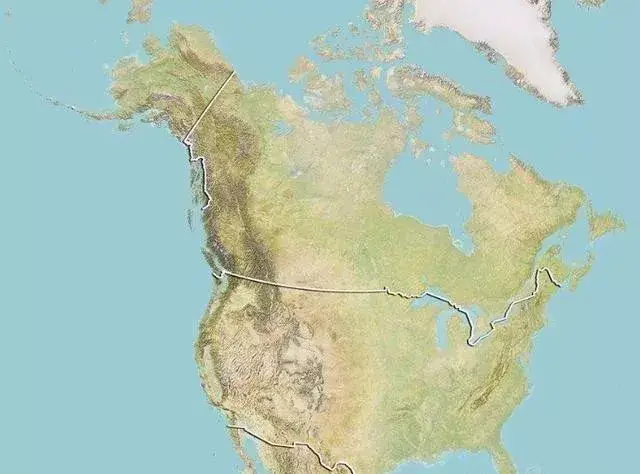 落基山脉南北延伸甚远,气候多样,南端为北美热带北缘气候,北端为北极