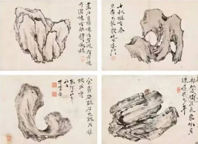 历代名家画奇石,古代画梅花的画家排名_大山谷图库