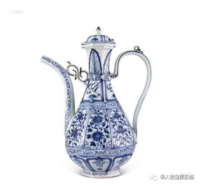 元青花八方带盖执壶拍卖价格_搜狐网