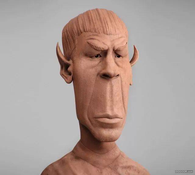 栩栩如生,3d泥塑角色造型设计