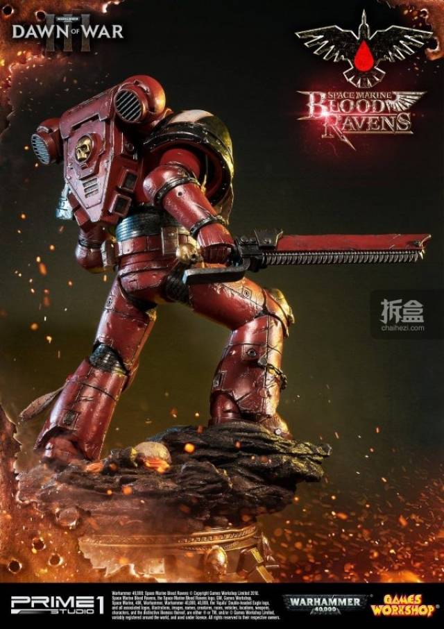prime 1 studio《战锤40k:战争黎明3》星际战士 血鸦 1:4雕像