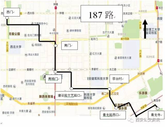 (二)187路西段线路序号调整为193路