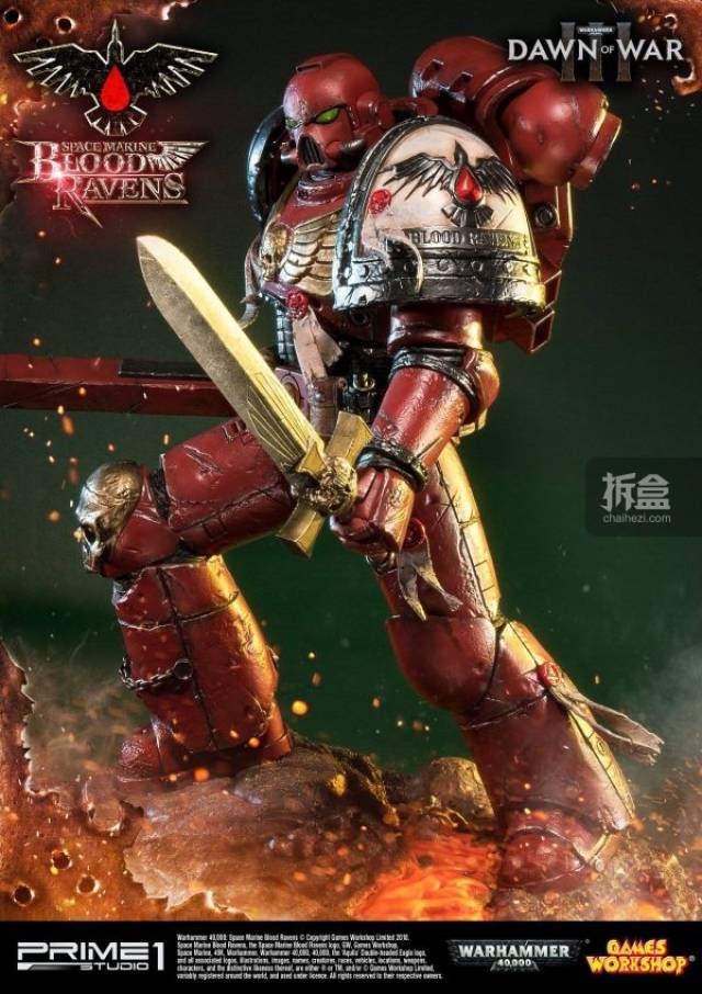 prime 1 studio《战锤40k:战争黎明3》星际战士 血鸦 1:4雕像