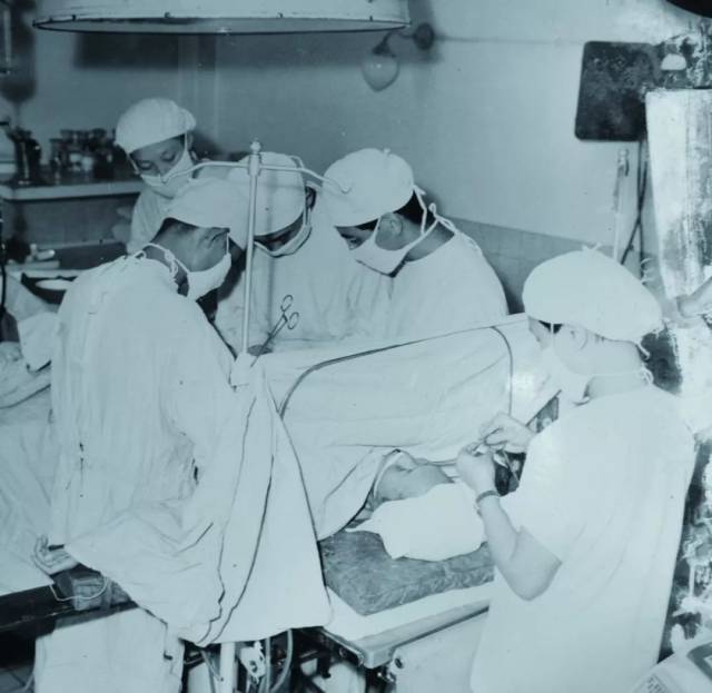 20世纪60年代,我院外科手术情况,术者为杨春明