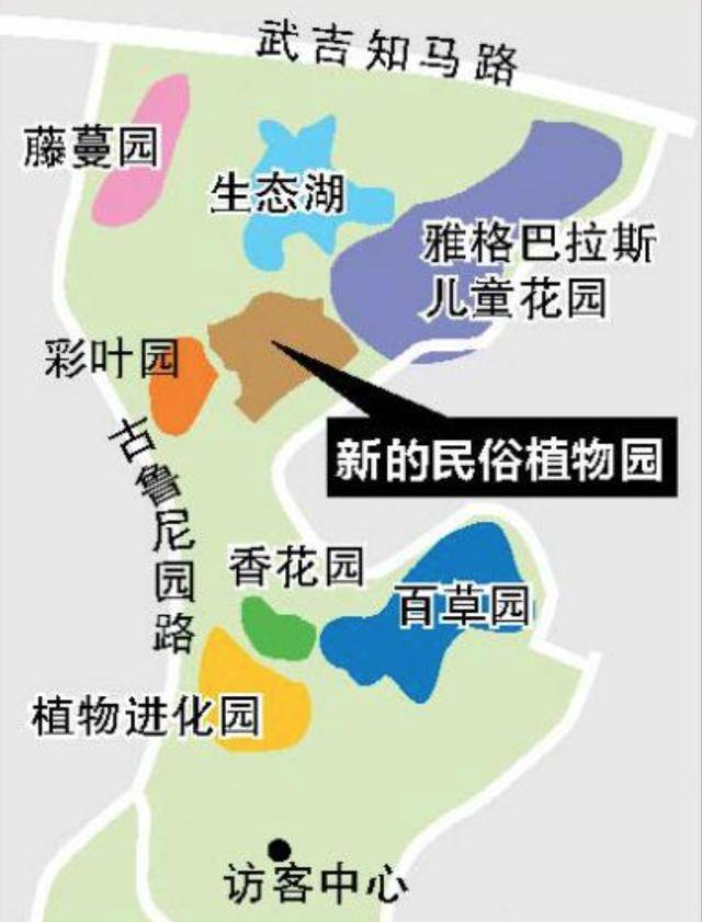 新加坡植物园地图图片