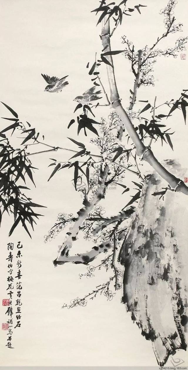 国画大师黄君璧写兰竹!